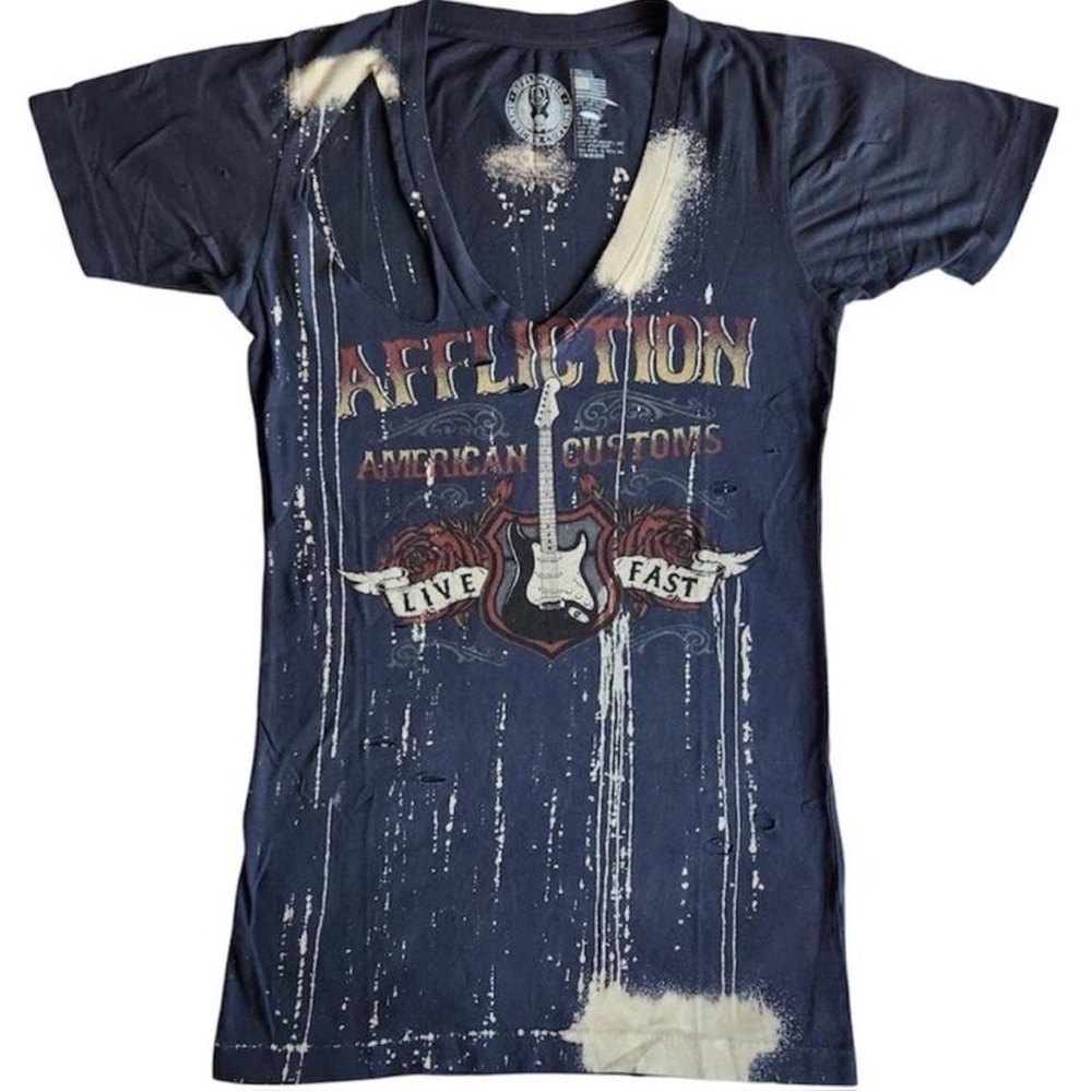 Affliction Top/Tshirt Size Small NWT